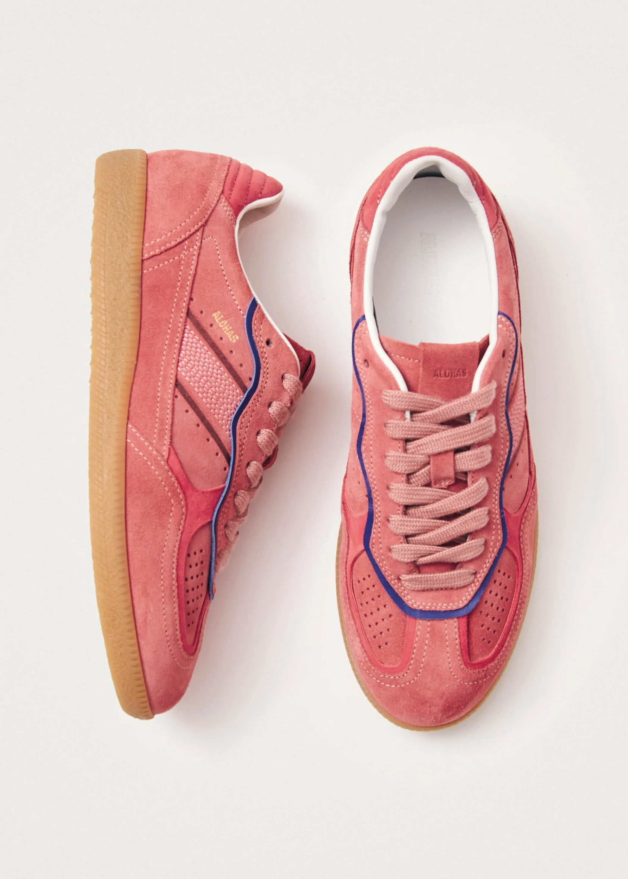 Tb.490 Rife Leather Sneakers - Pink