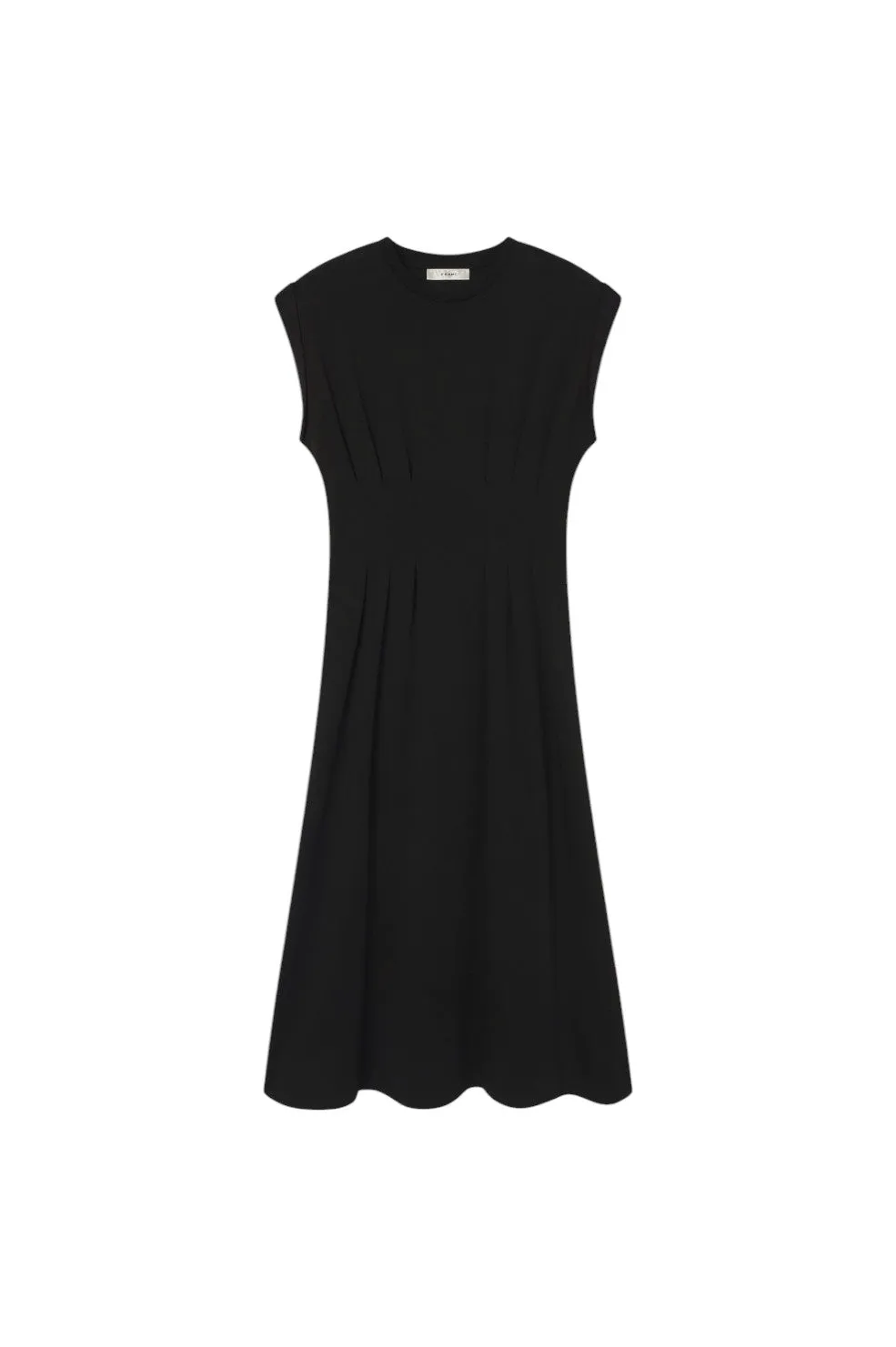 The Jersey Nipped Dress - Black