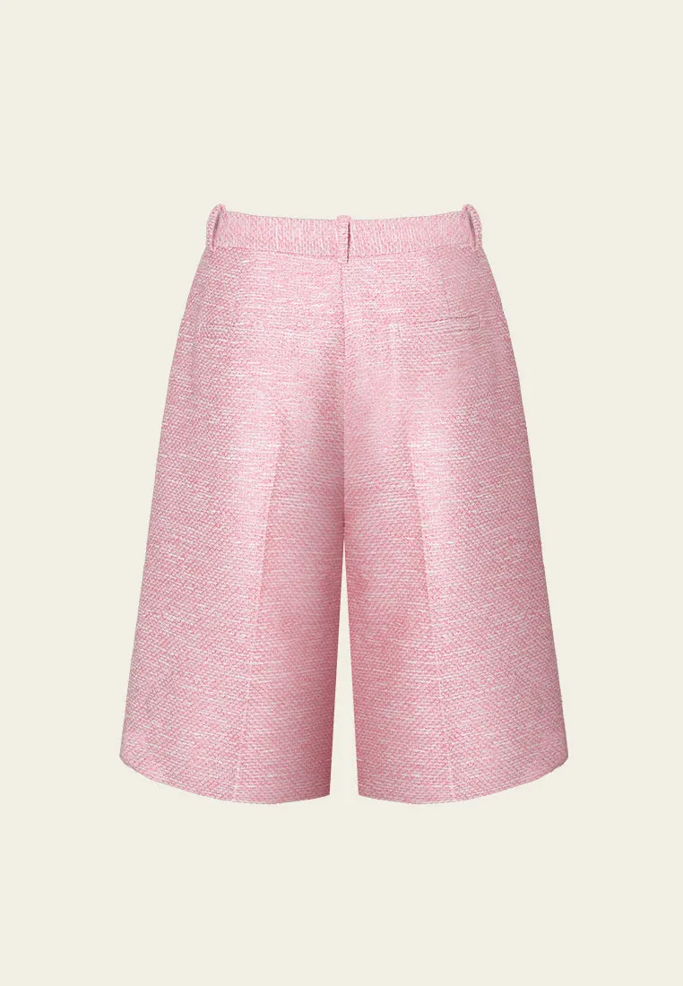 Three-quarter Wide-leg Trousers