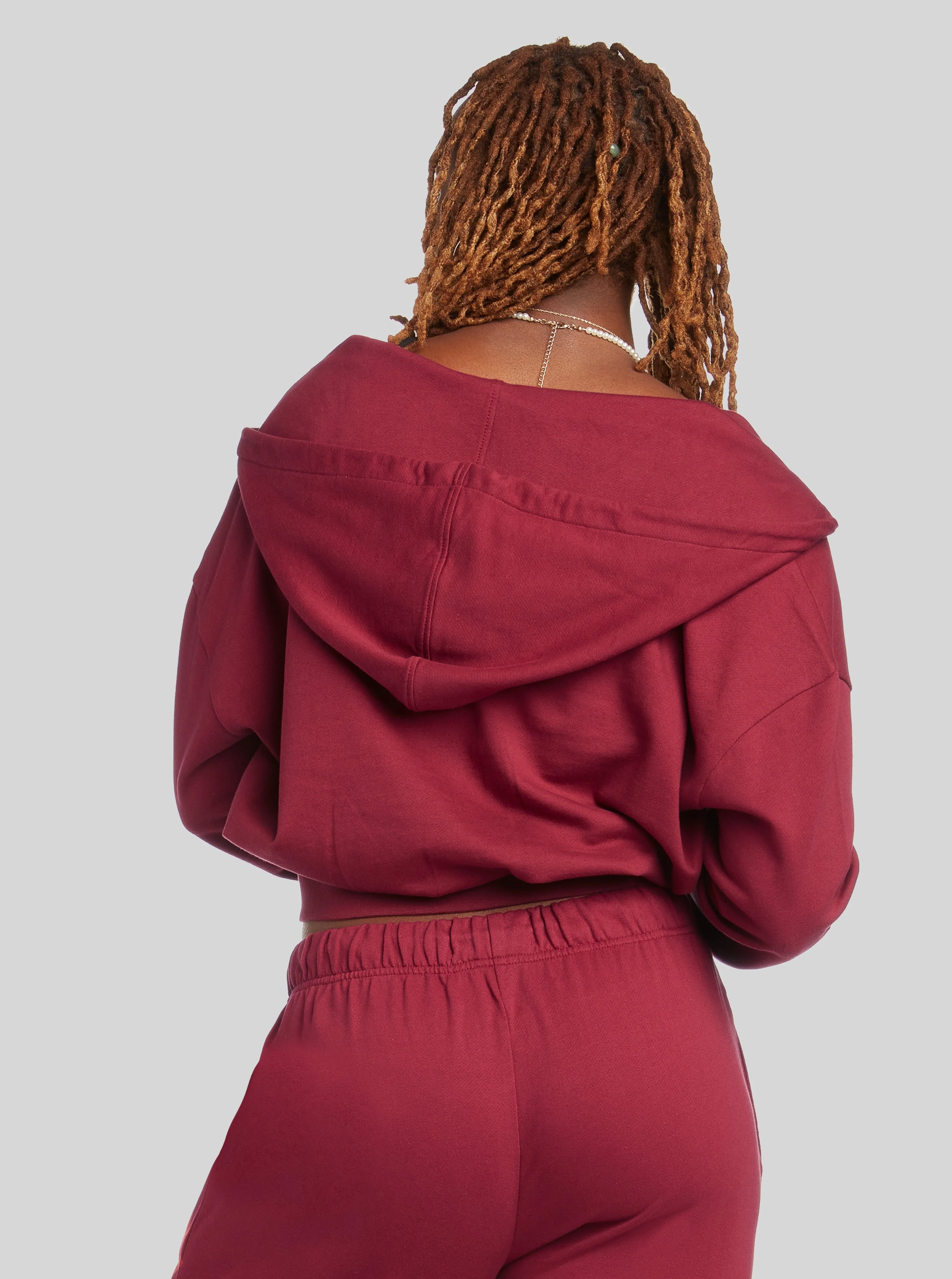 Thunder Zip Up Hoodie - Sweet Wine