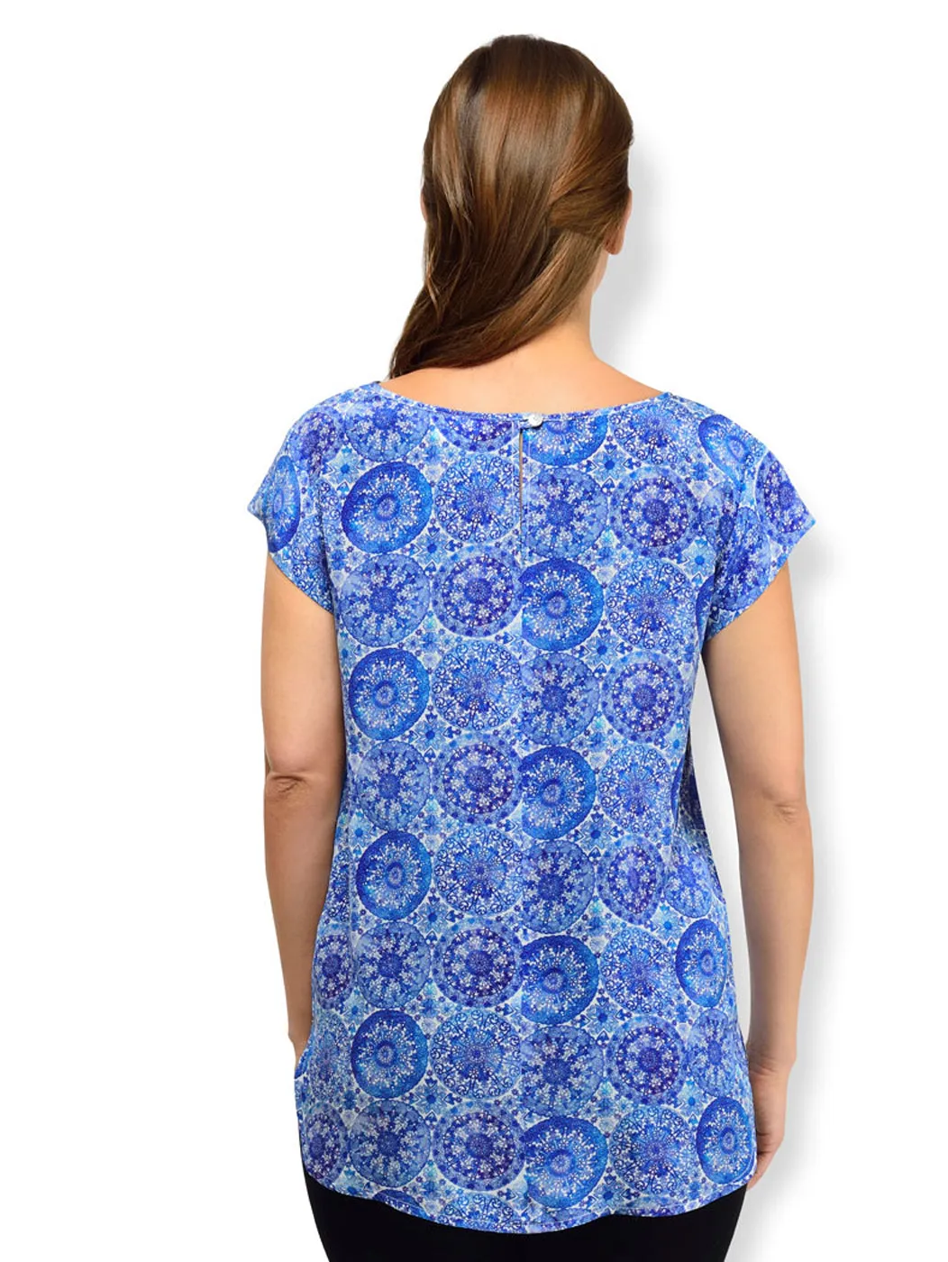Tianello “China” Washable Silk Ellie Blouse