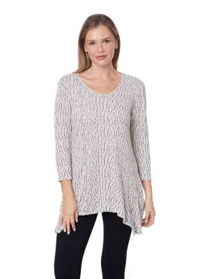 Tianello Sequoia Knit Jacquard Asbury Tunic