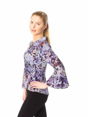 Tianello Washable Silk Print Devesa Blouse