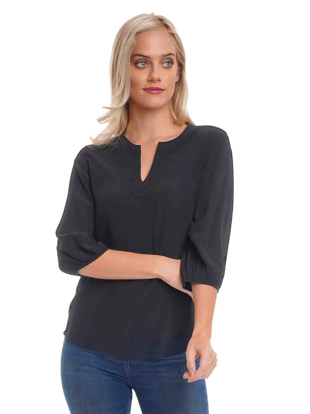 Tianello Washable Silk Teylyne Blouse
