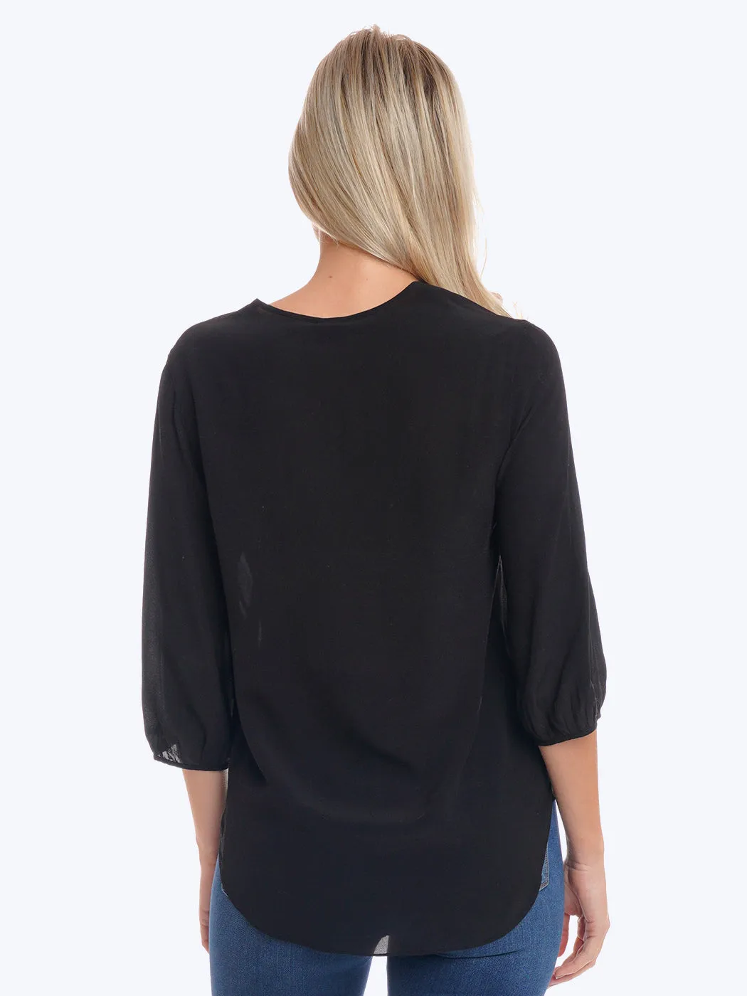 Tianello Washable Silk Teylyne Blouse