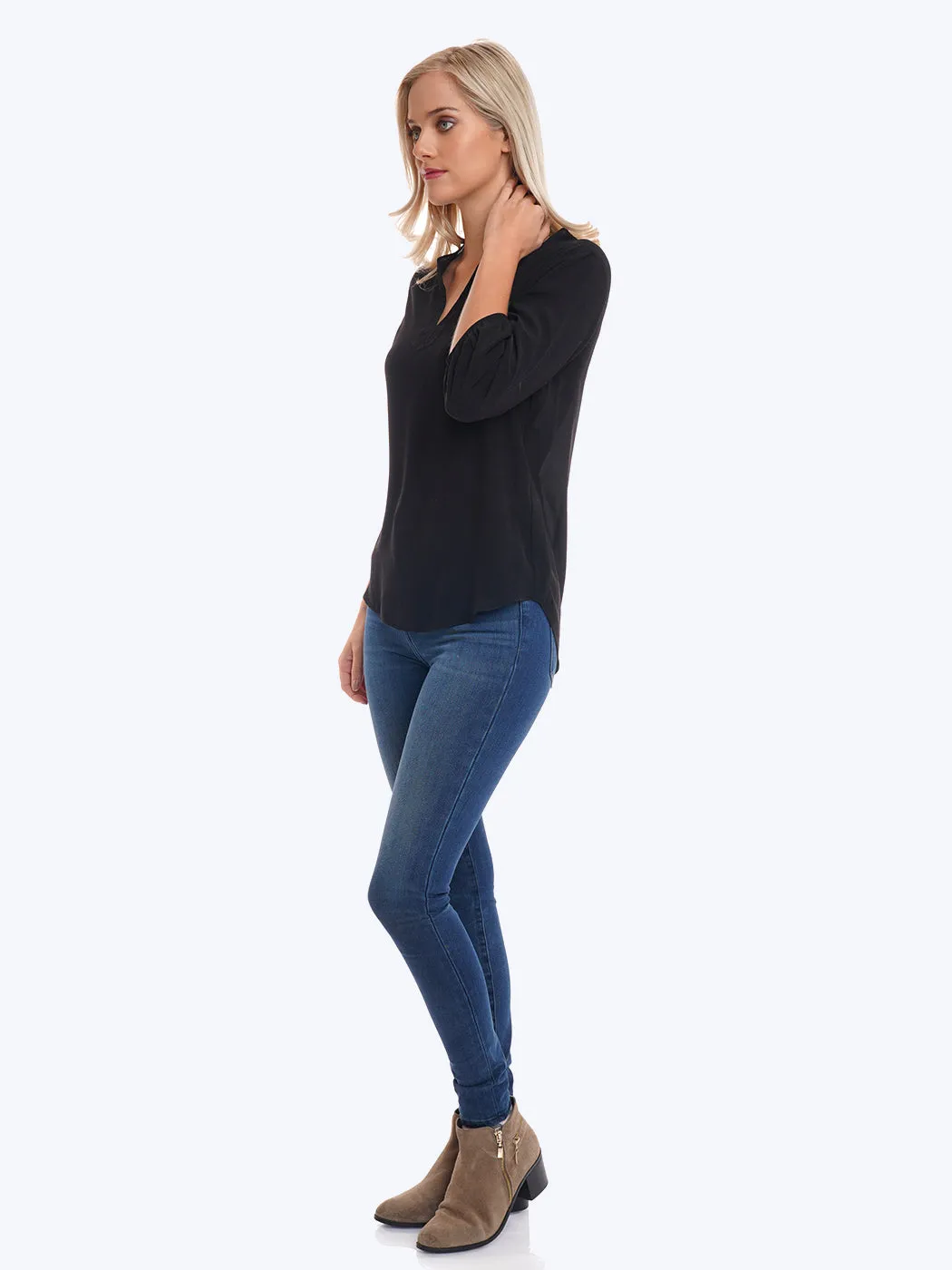 Tianello Washable Silk Teylyne Blouse