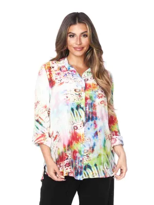 Tianello Wisteria Washable Silk Loving Blouse
