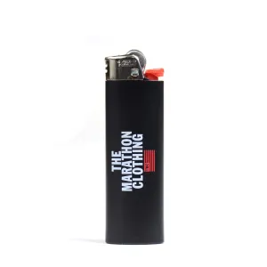 TMC Stacked Logo Lighter - Black