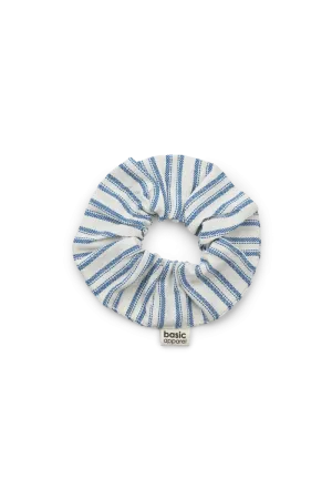 Trudie Scrunchie - Birch / Classic blue