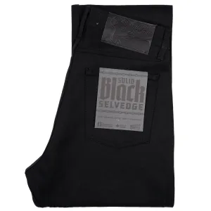 True Guy - Solid Black Selvedge - 36 Long Inseam