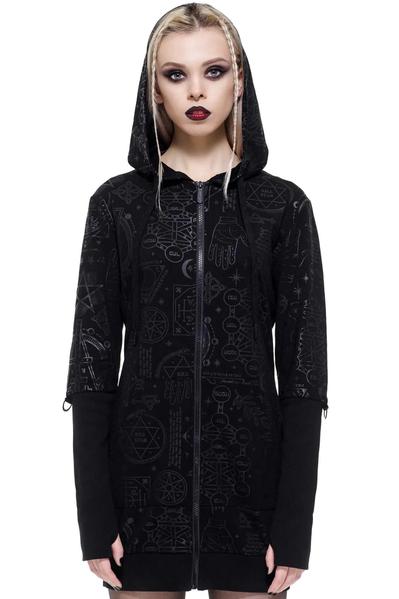 Unholy Sabbath Longline Hoodie