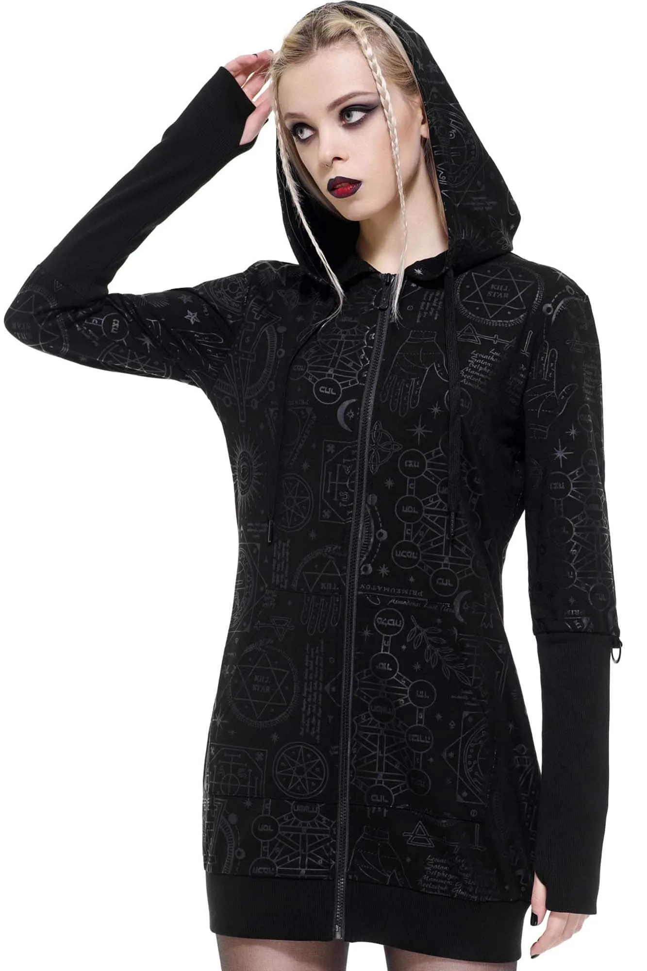 Unholy Sabbath Longline Hoodie