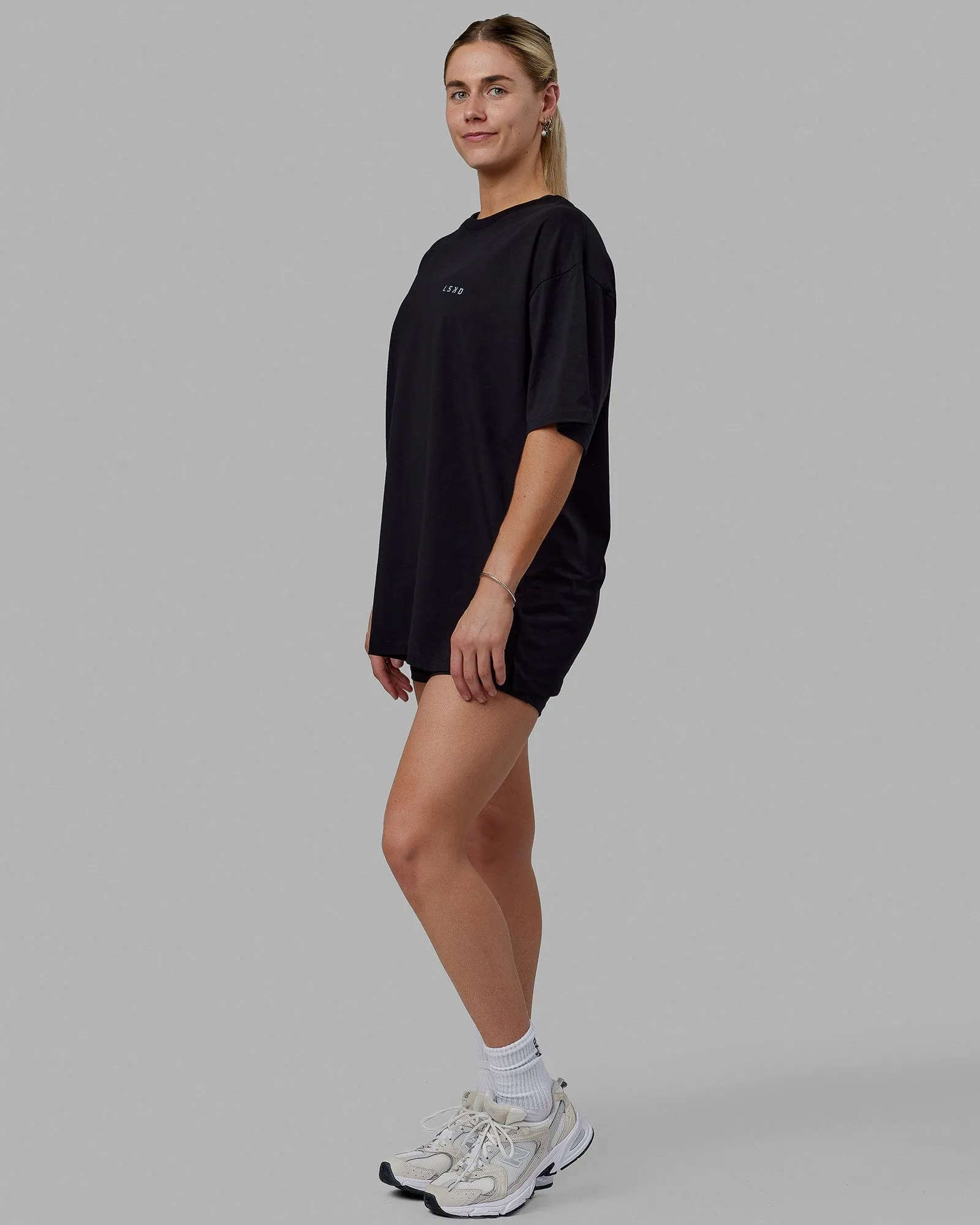 Unisex PimaFLX Tee Oversize - Black