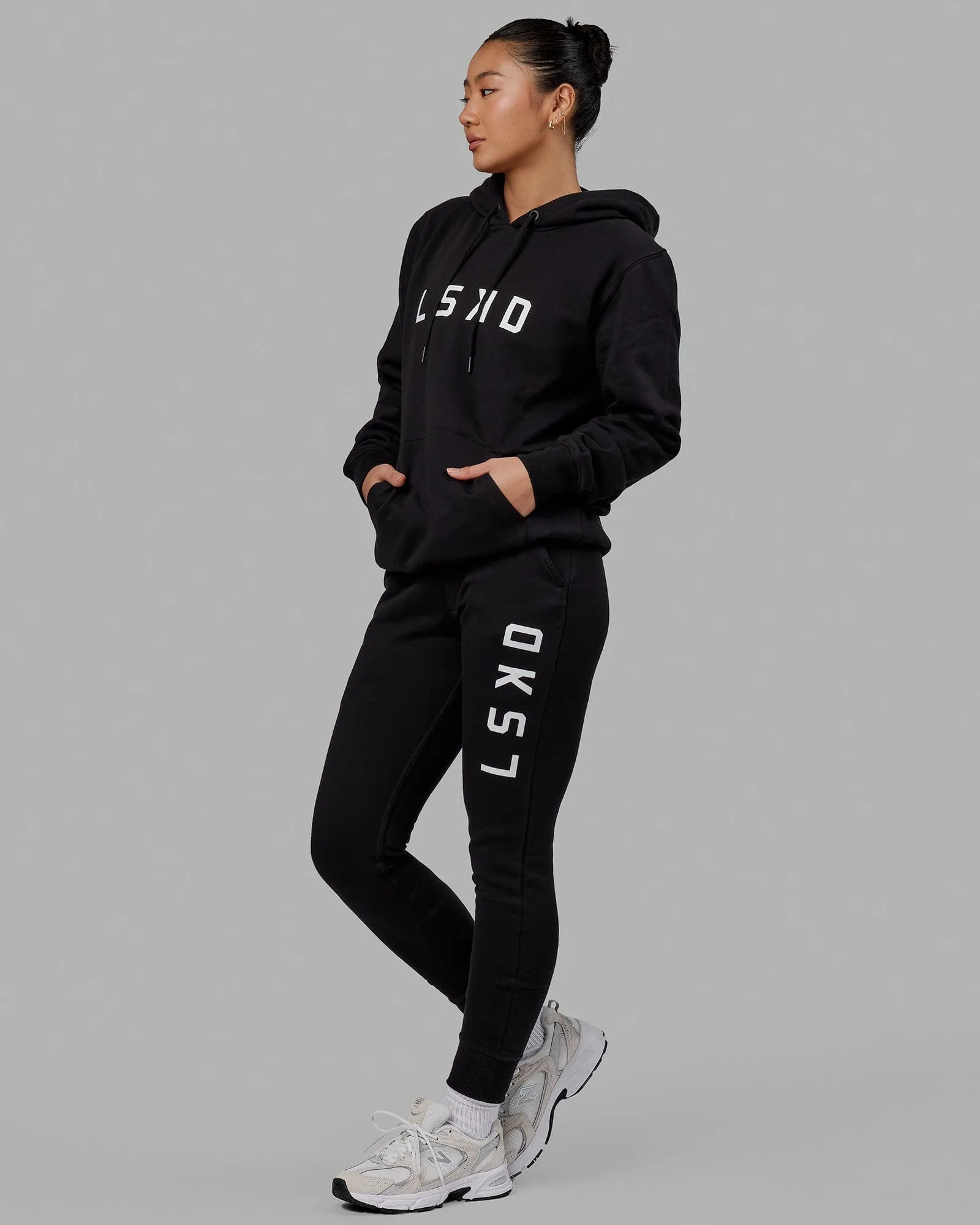 Unisex Structure Joggers - Black-White
