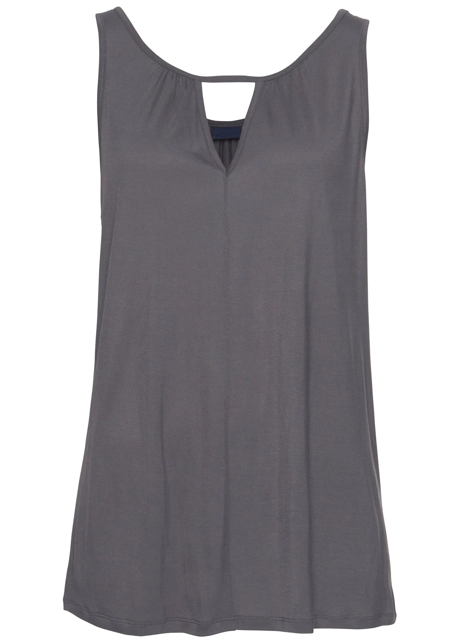 V-Neck Tank Top - Dark Grey