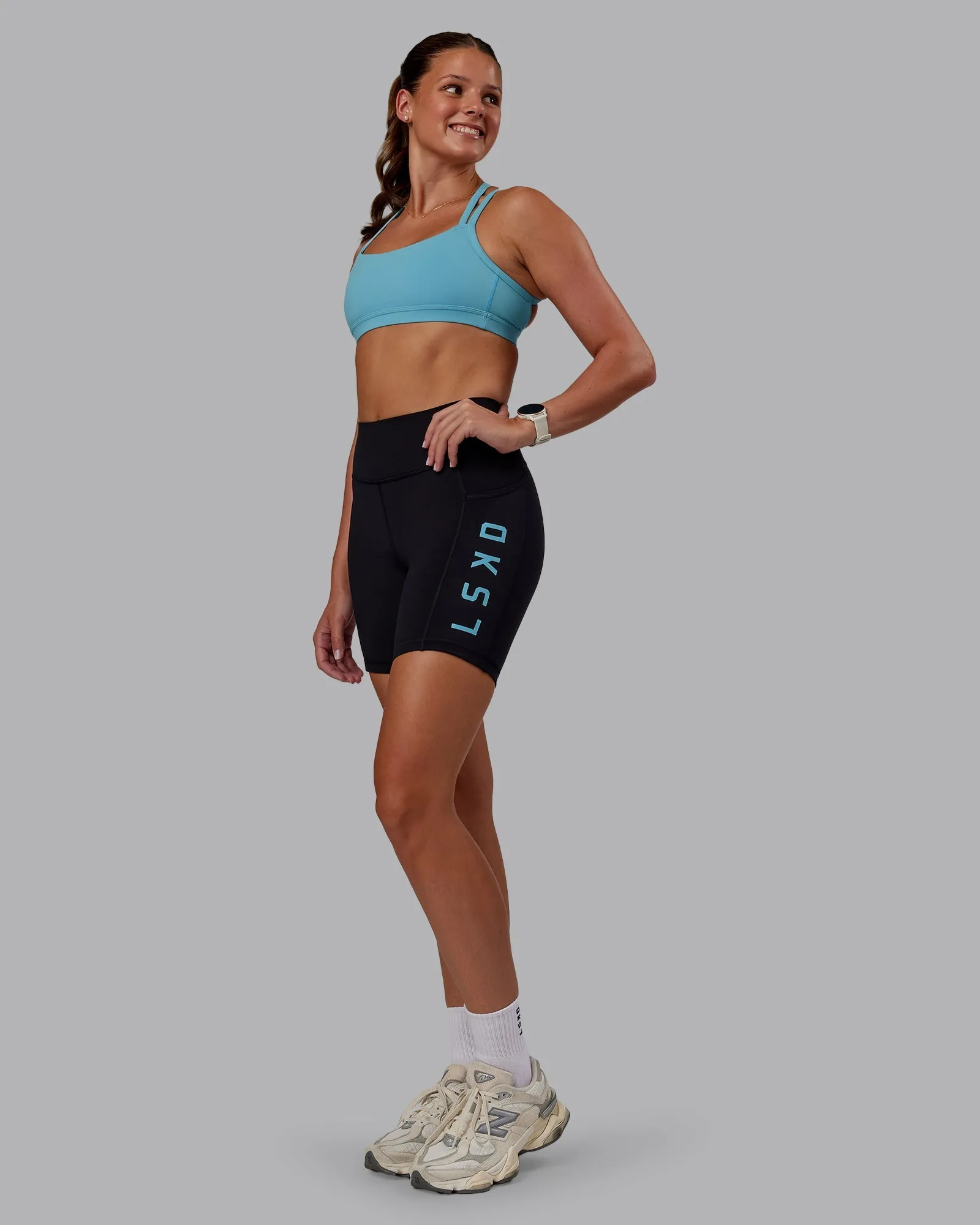 Velocity Sports Bra - Retro Blue
