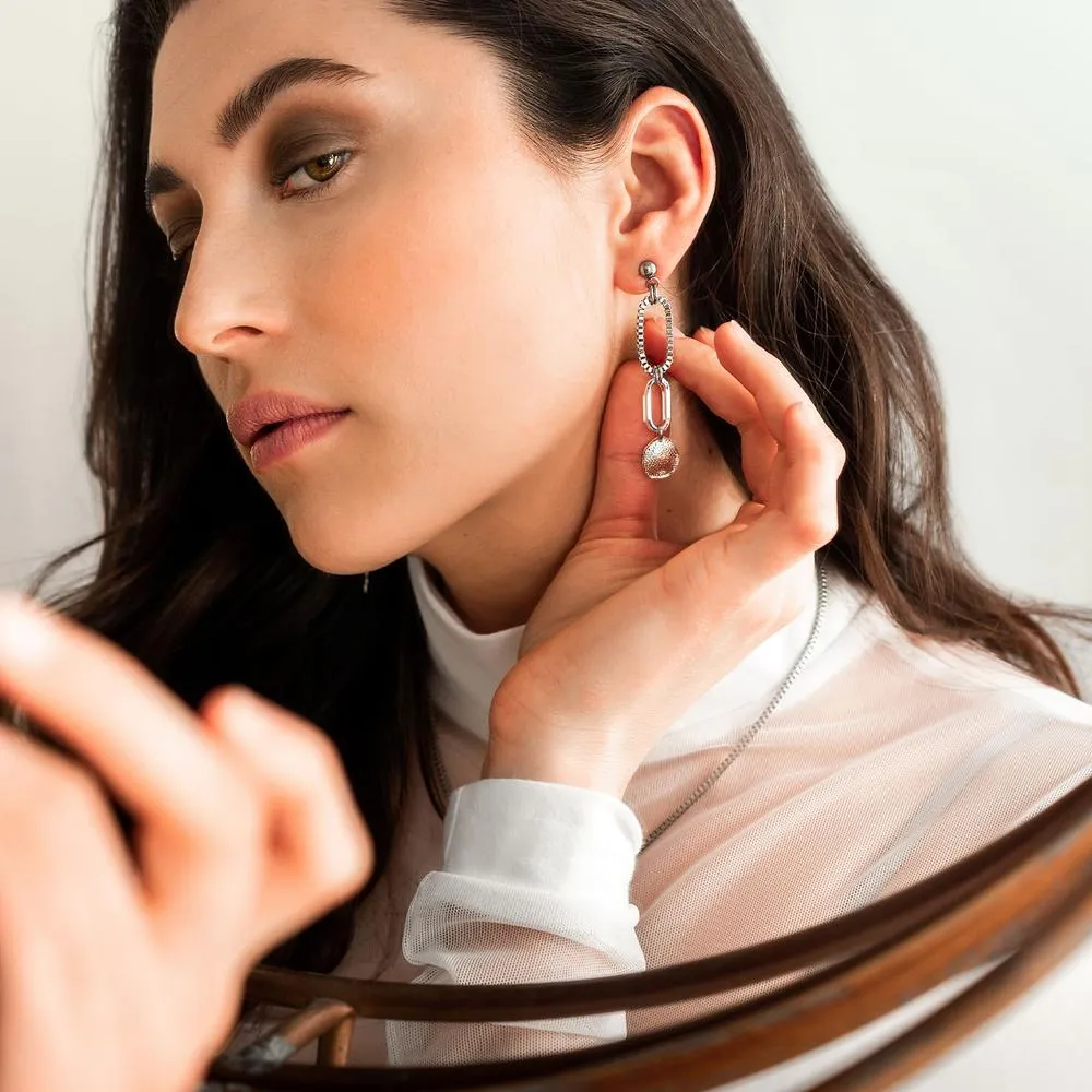 Venise Silver Earrings