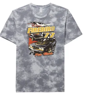 Vintage Pontiac Firebird '77 Unisex Tie Dye T-Shirt