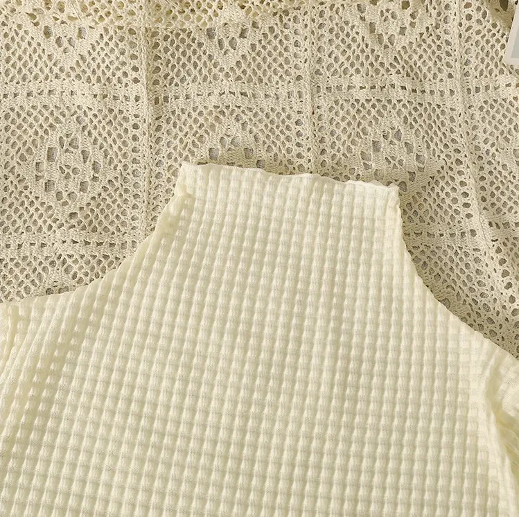 Waffle Crepe Layering Shirt (5 Colors)