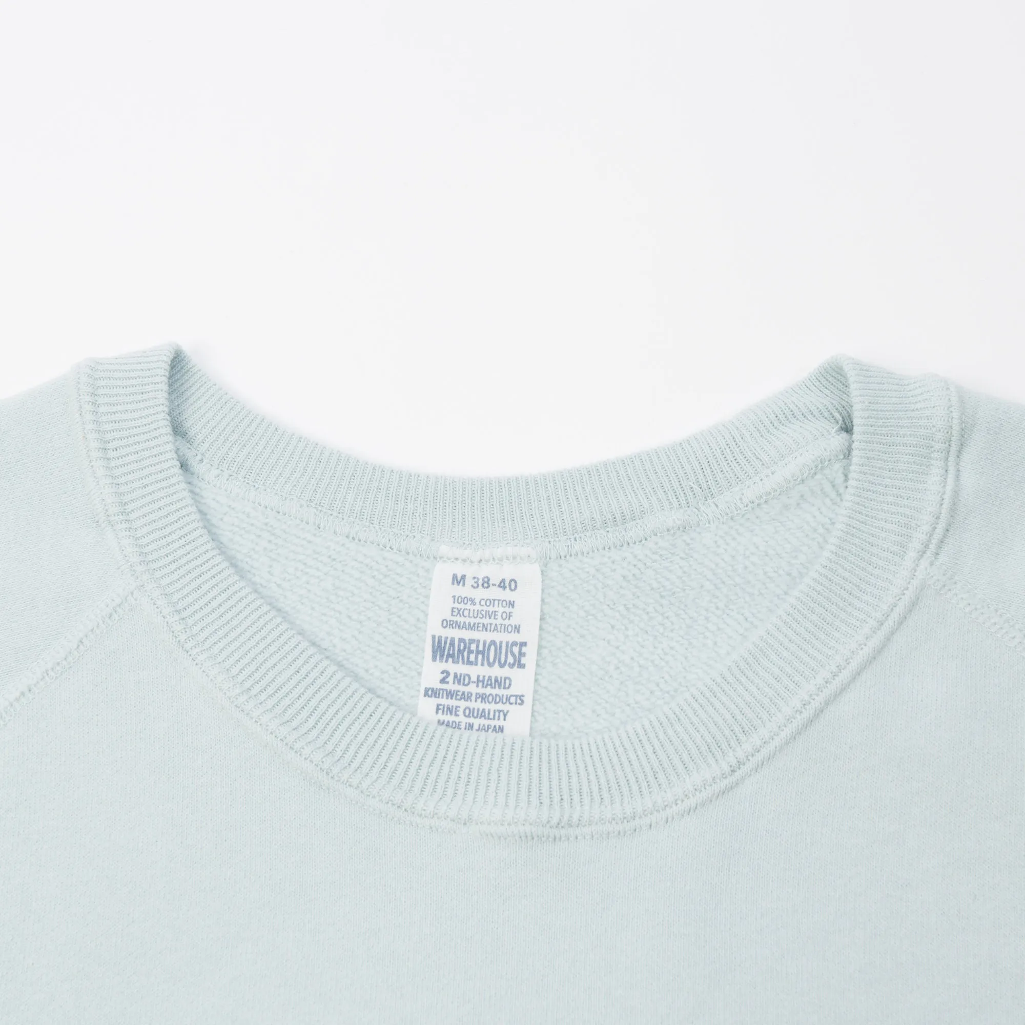 Warehouse & Co 461 Crew Neck Sweatshirt - Sax Blue