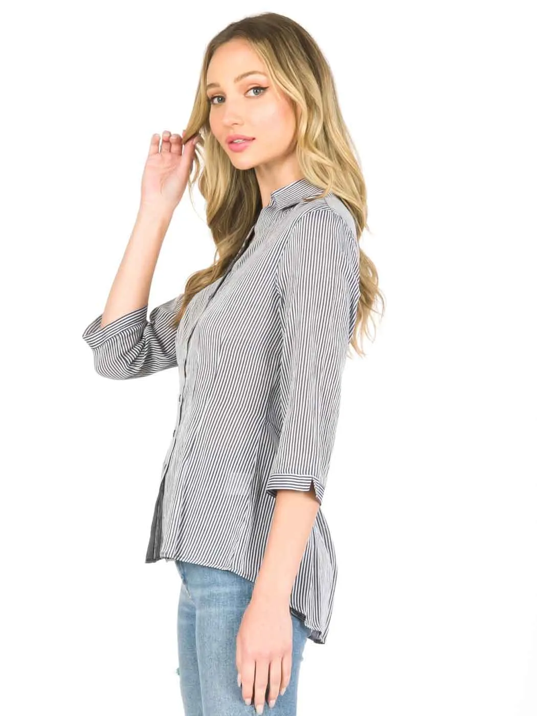 Washable Silk/Cotton SuDyne  Blouse-XS Only