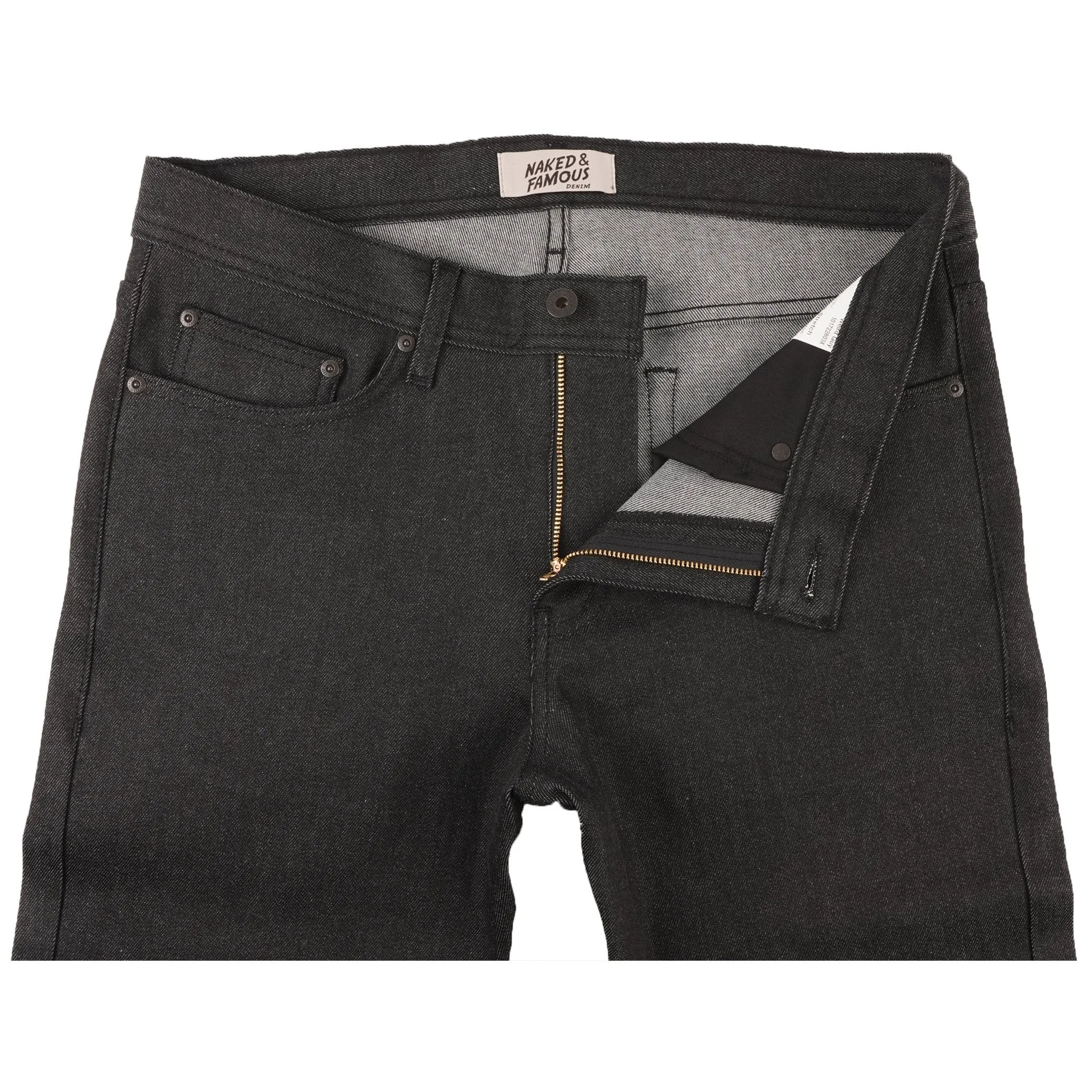Weird Guy - Ash Black Stretch Denim