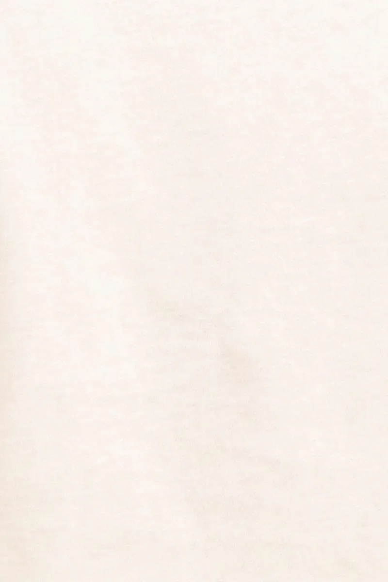 White Crop T-Shirt Crew Neck Short Sleeve Relaxed Fit
