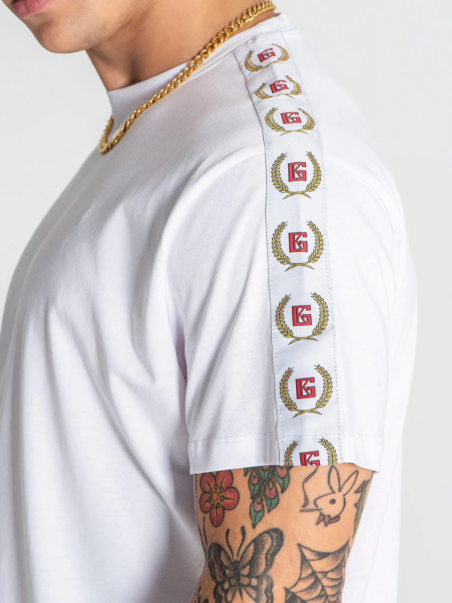 White Retro Tee