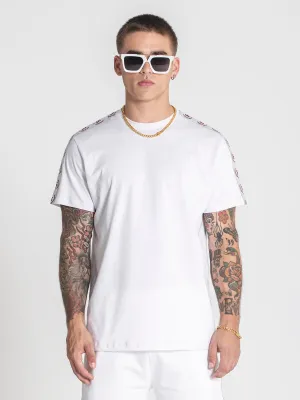 White Retro Tee