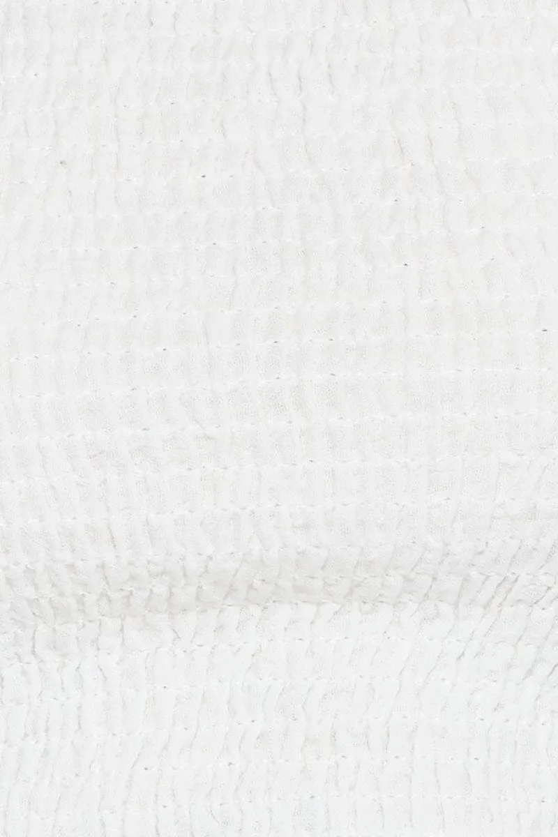 White Singlet Top Sleeveless