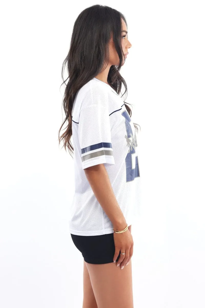 White Sport Tee Short Sleeve
