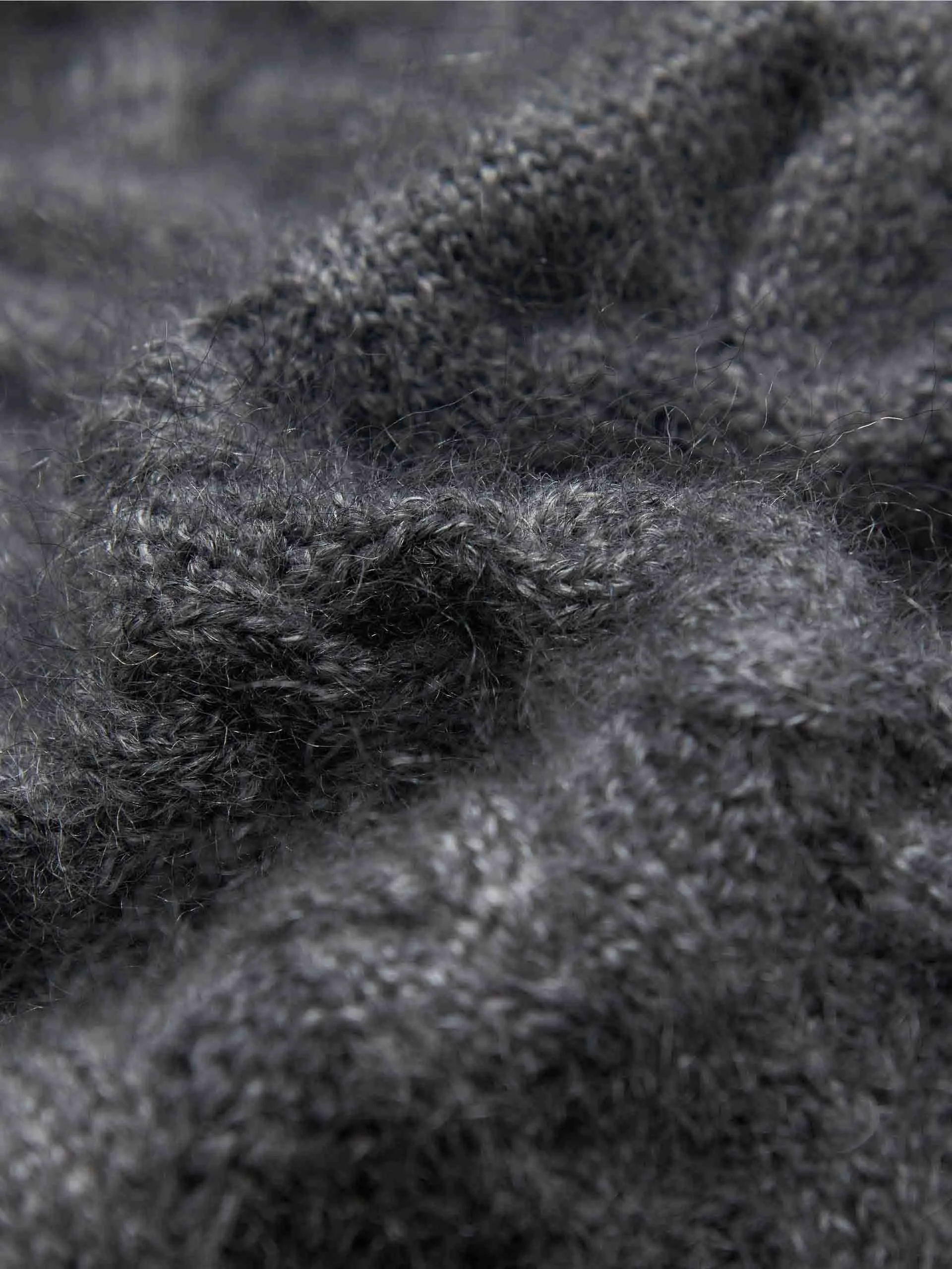 Wide Collar Cable Cardigan
