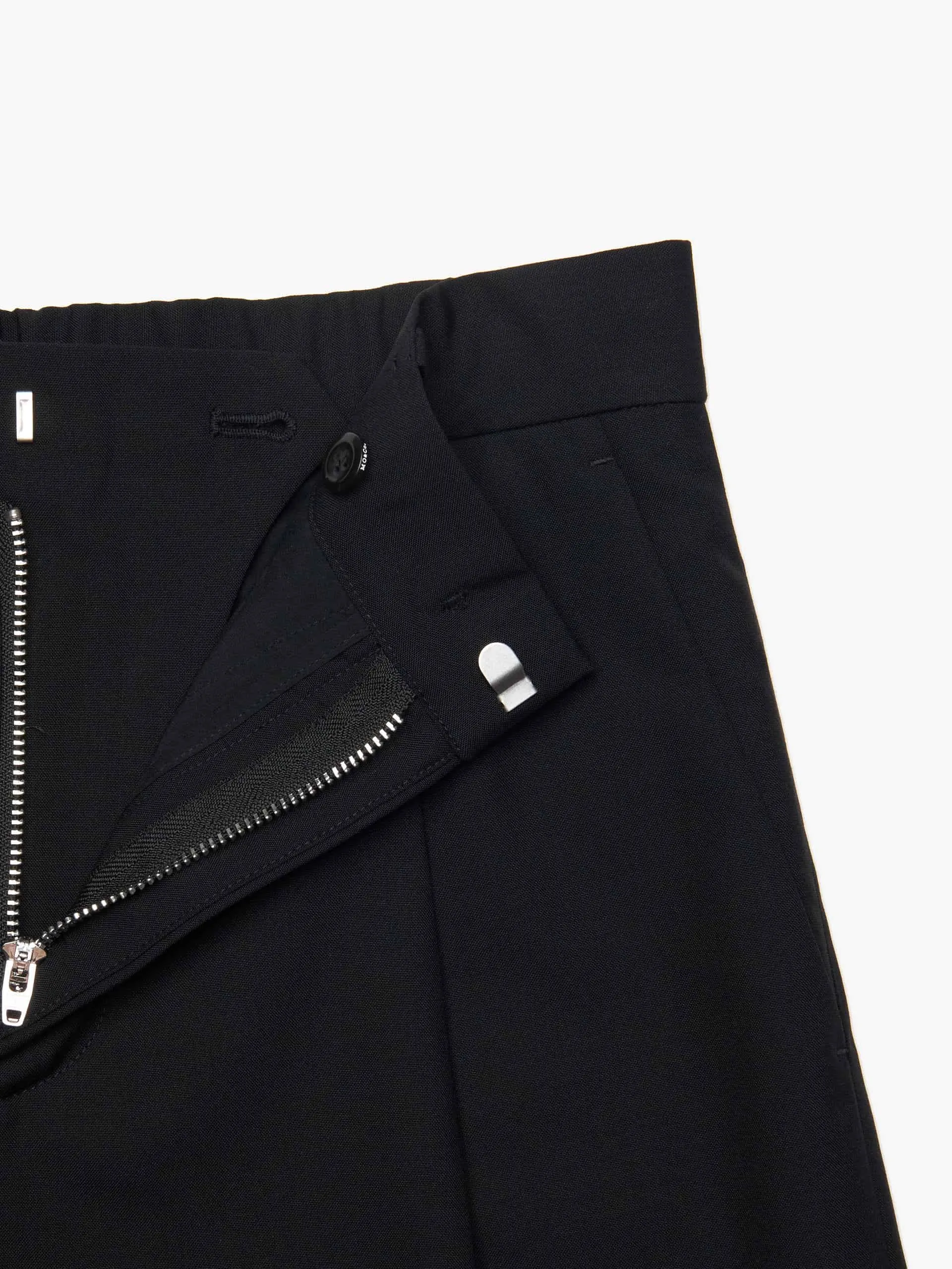 Wide-Leg Tailored Trousers