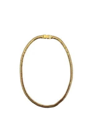 Wide Snake Chain - Gold