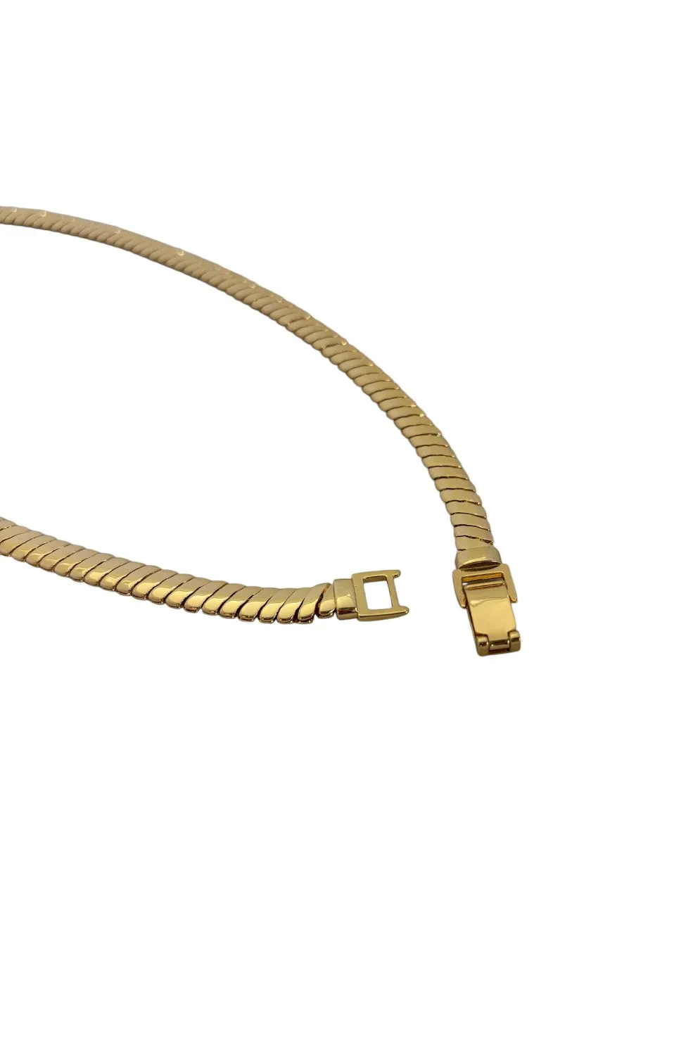 Wide Snake Chain - Gold