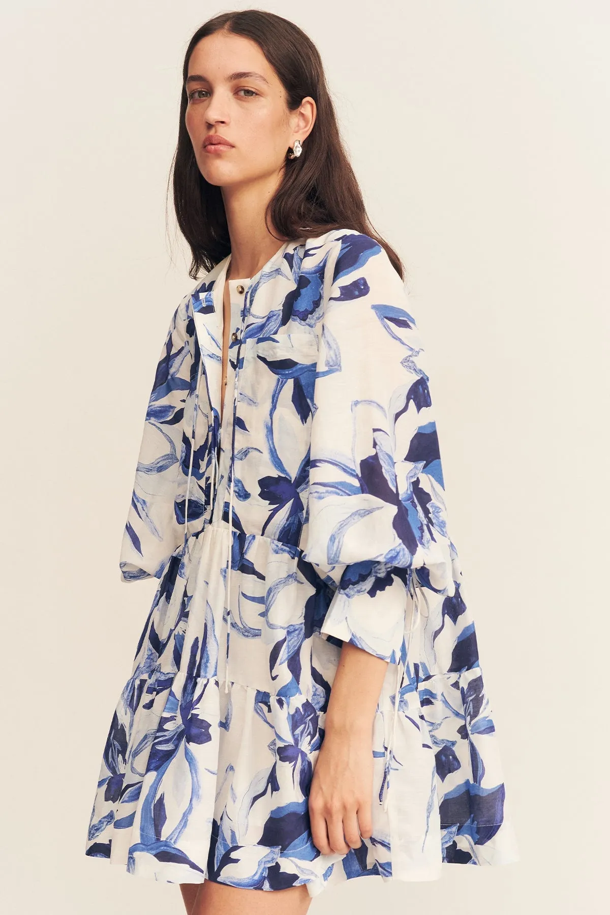WILLA TIERED MINI DRESS