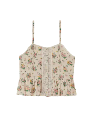 Women Top Spring Pink - قصيرة