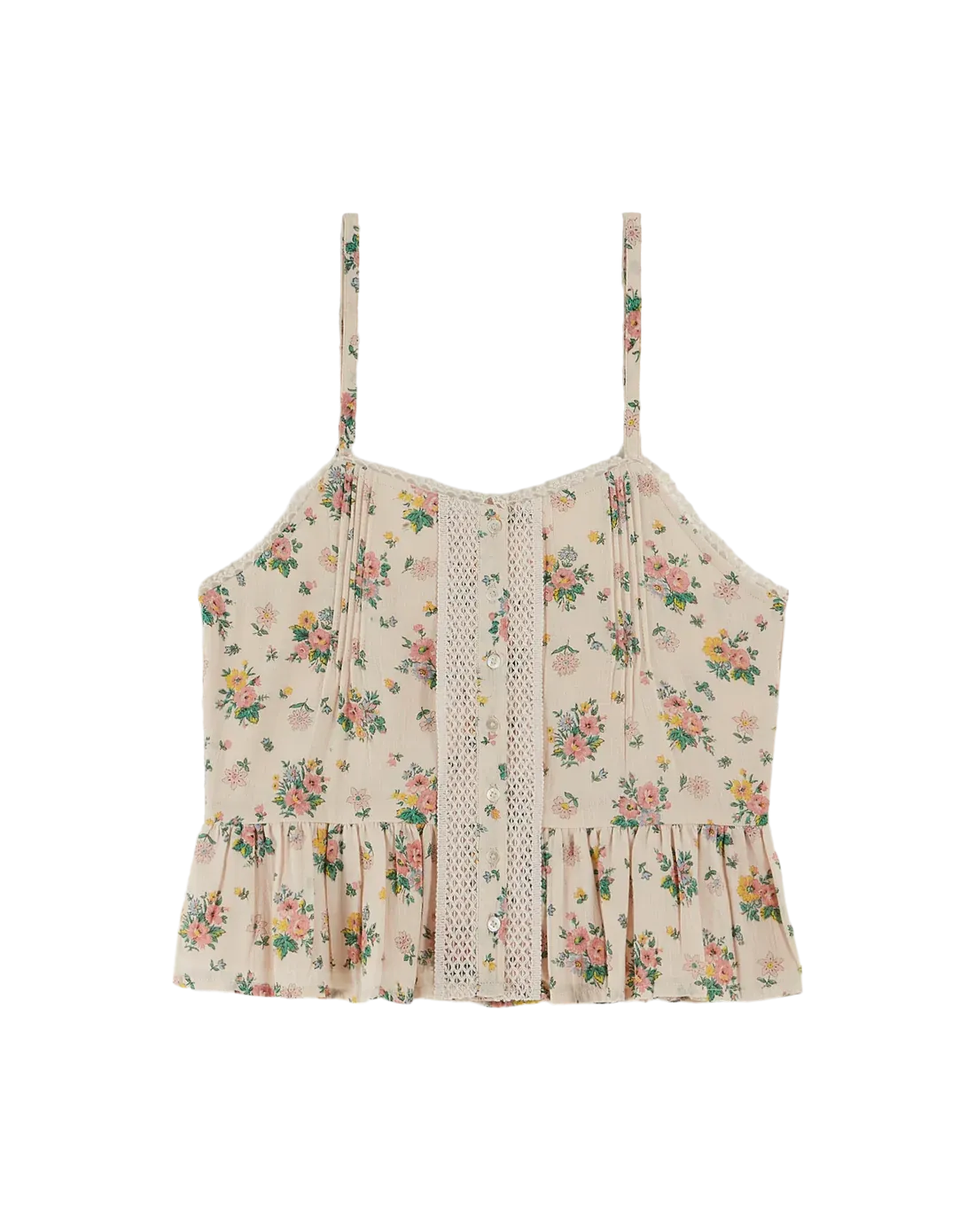 Women Top Spring Pink - قصيرة