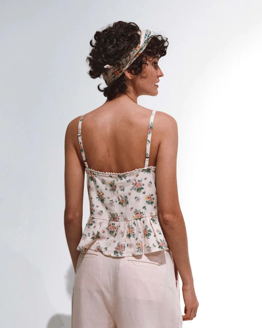 Women Top Spring Pink - قصيرة