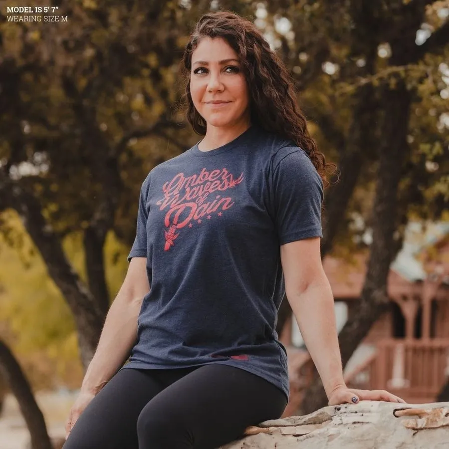 Women's Amber Waves Boyfriend Fit T-Shirt - Midnight Navy