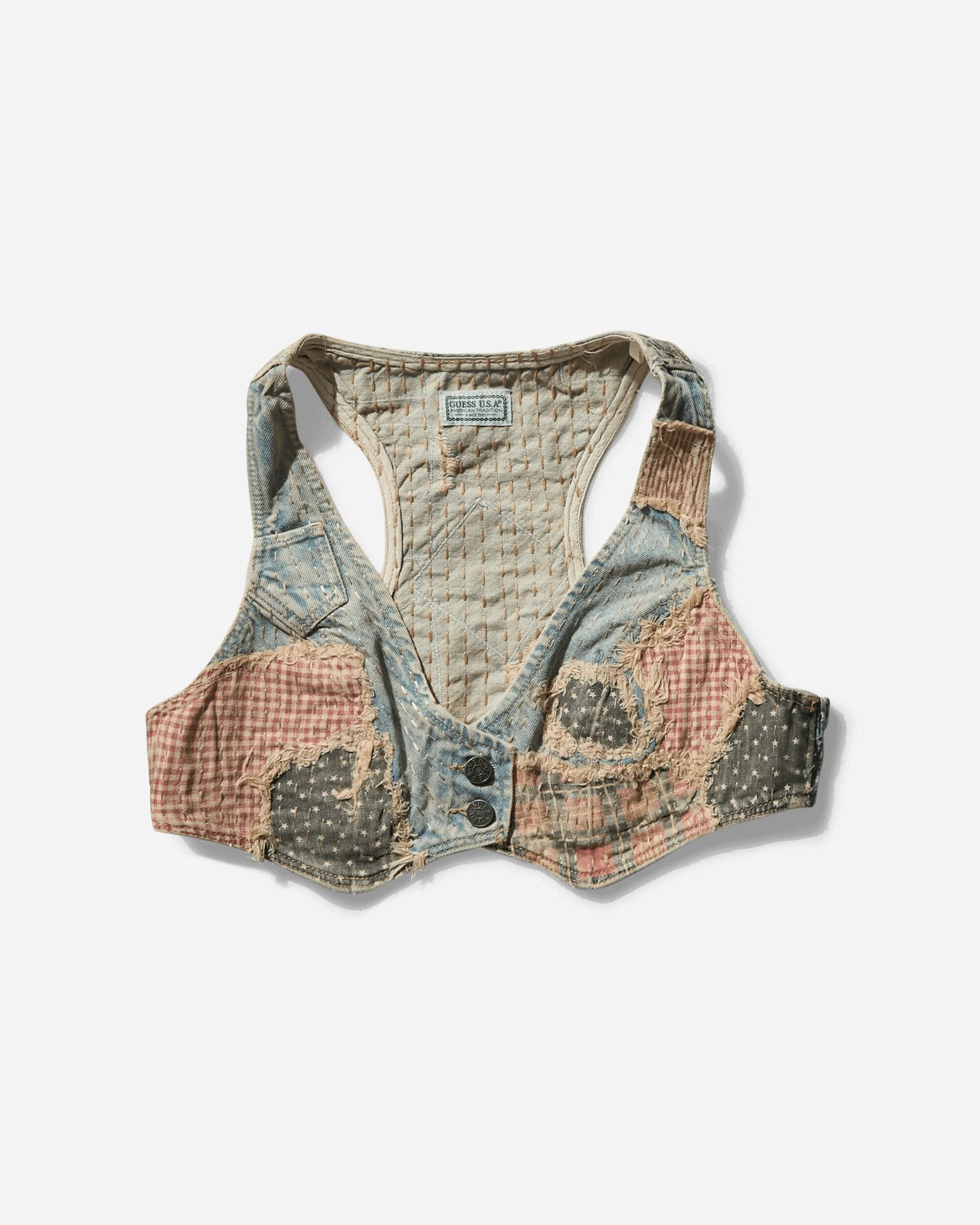 Women's Vintage Denim Top Light Wash