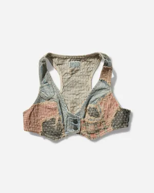 Women's Vintage Denim Top Light Wash