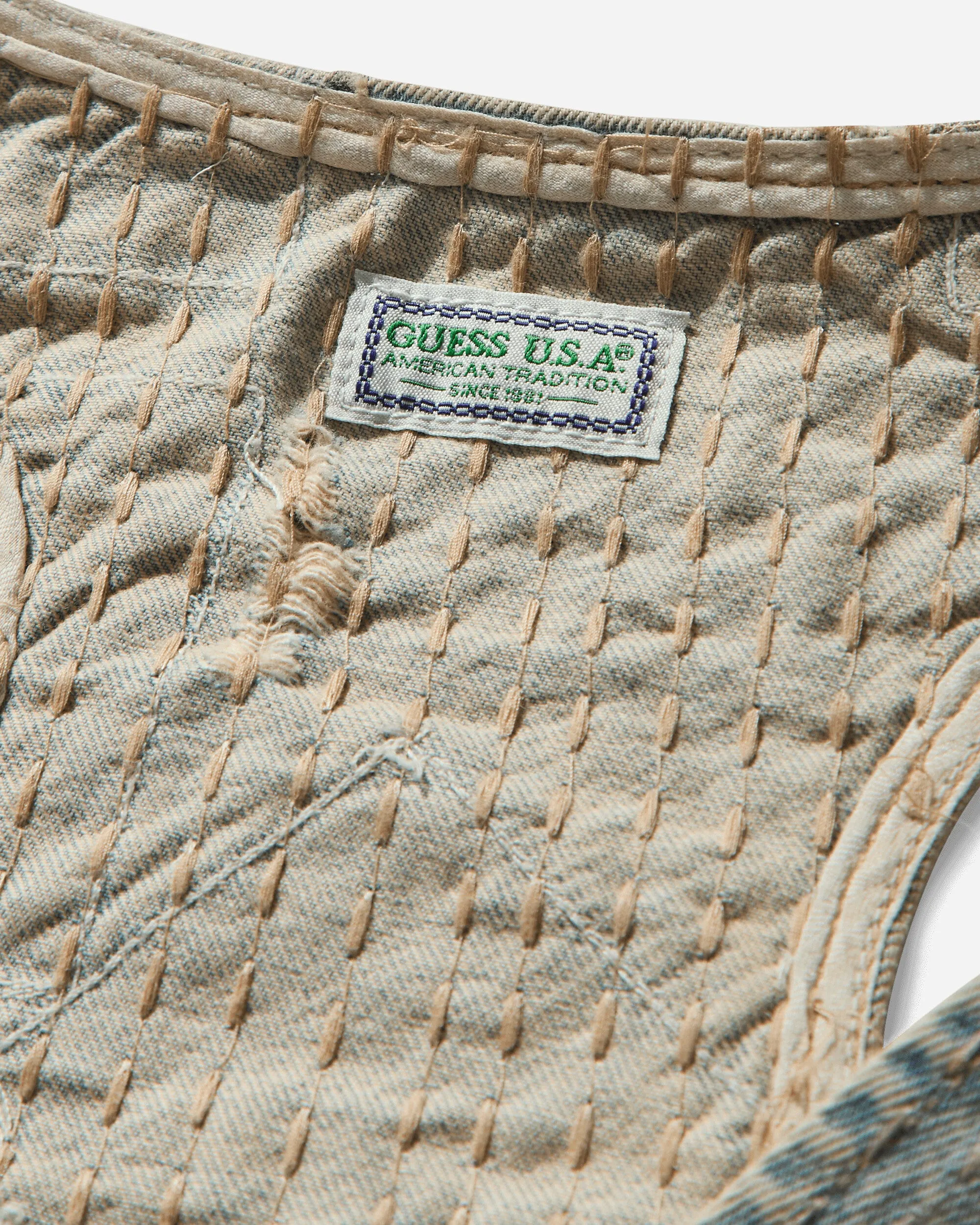 Women's Vintage Denim Top Light Wash