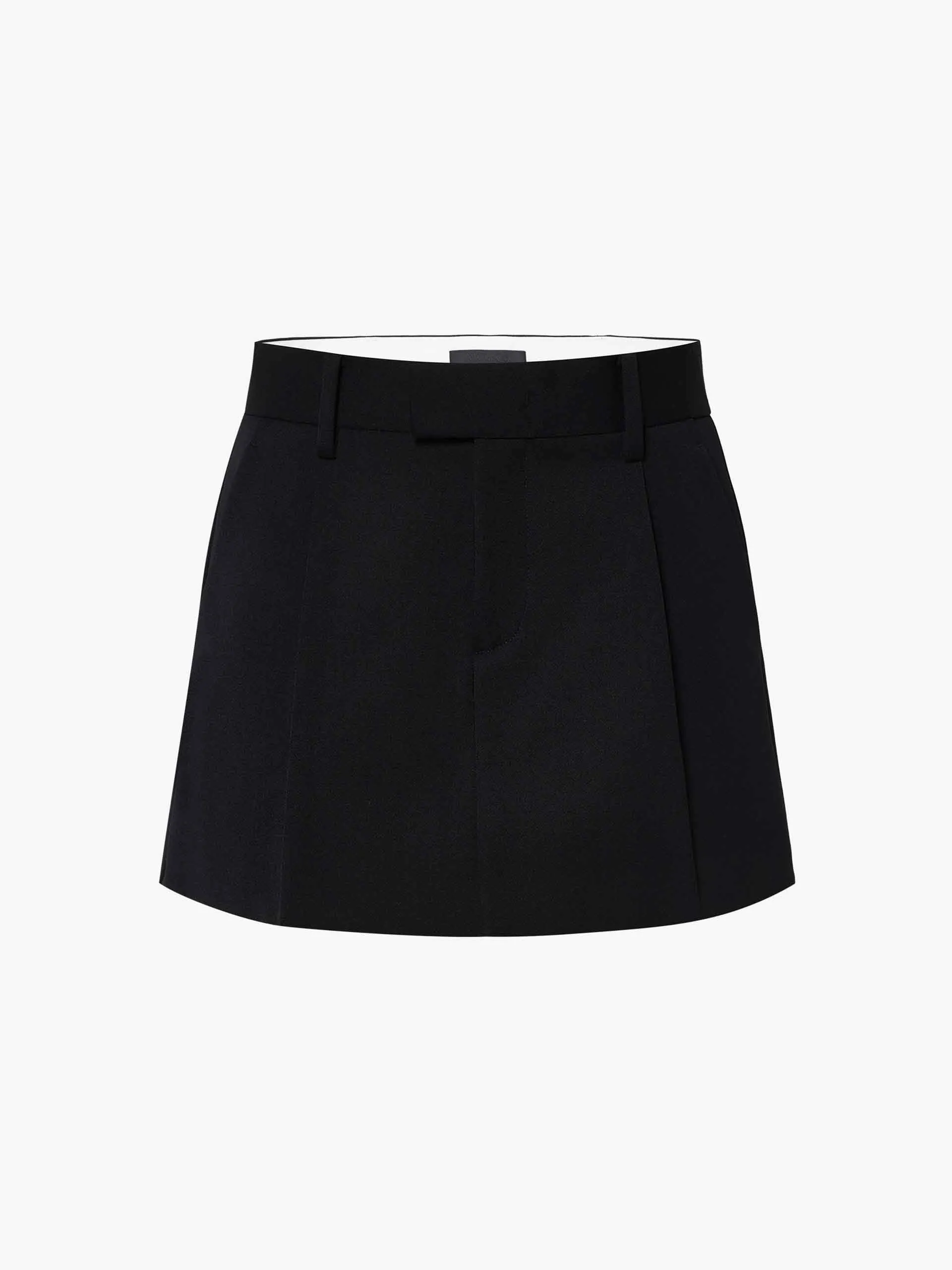 Wool Blend Mini Skort
