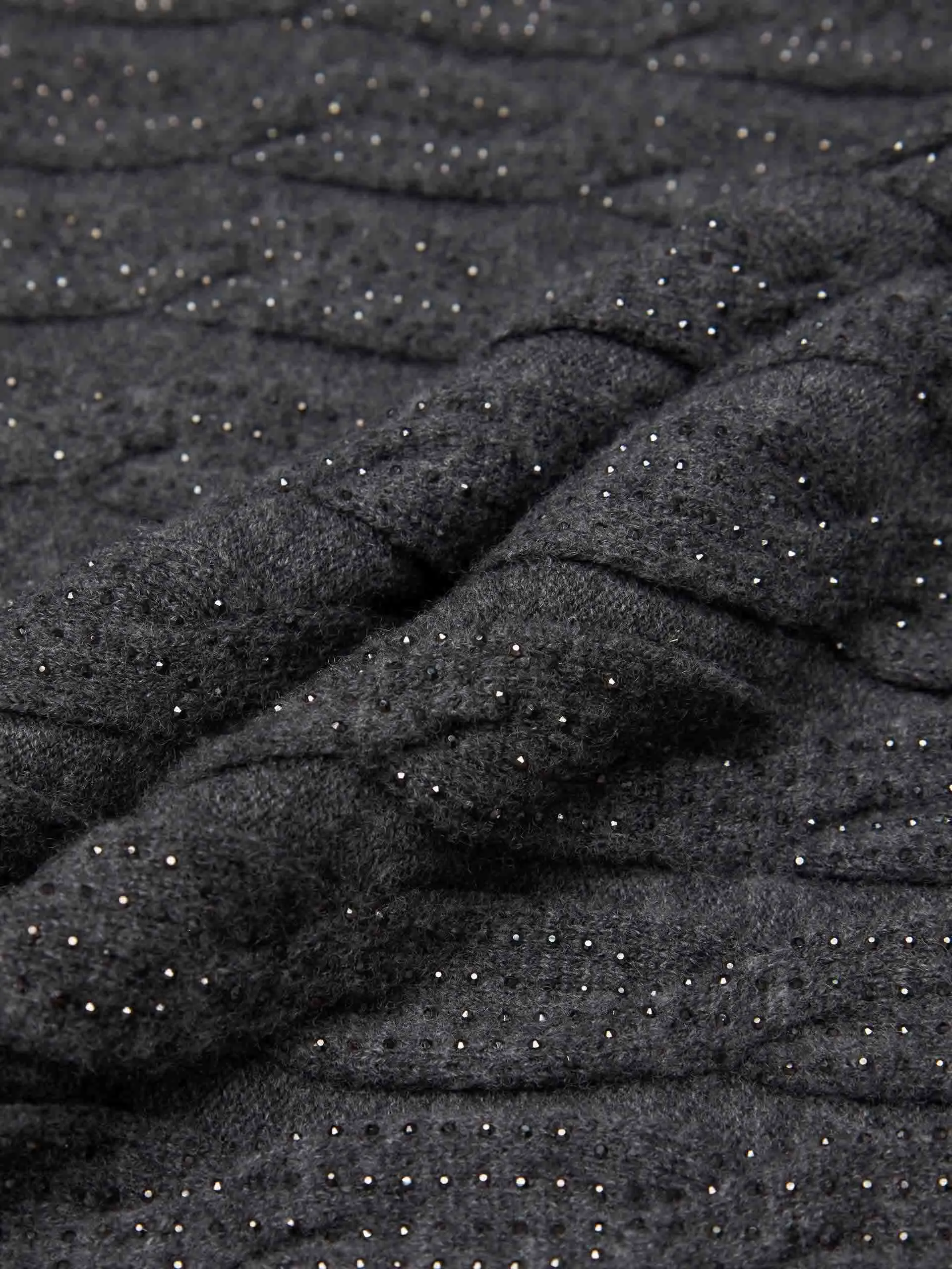 Wool Cable Knit Cardigan