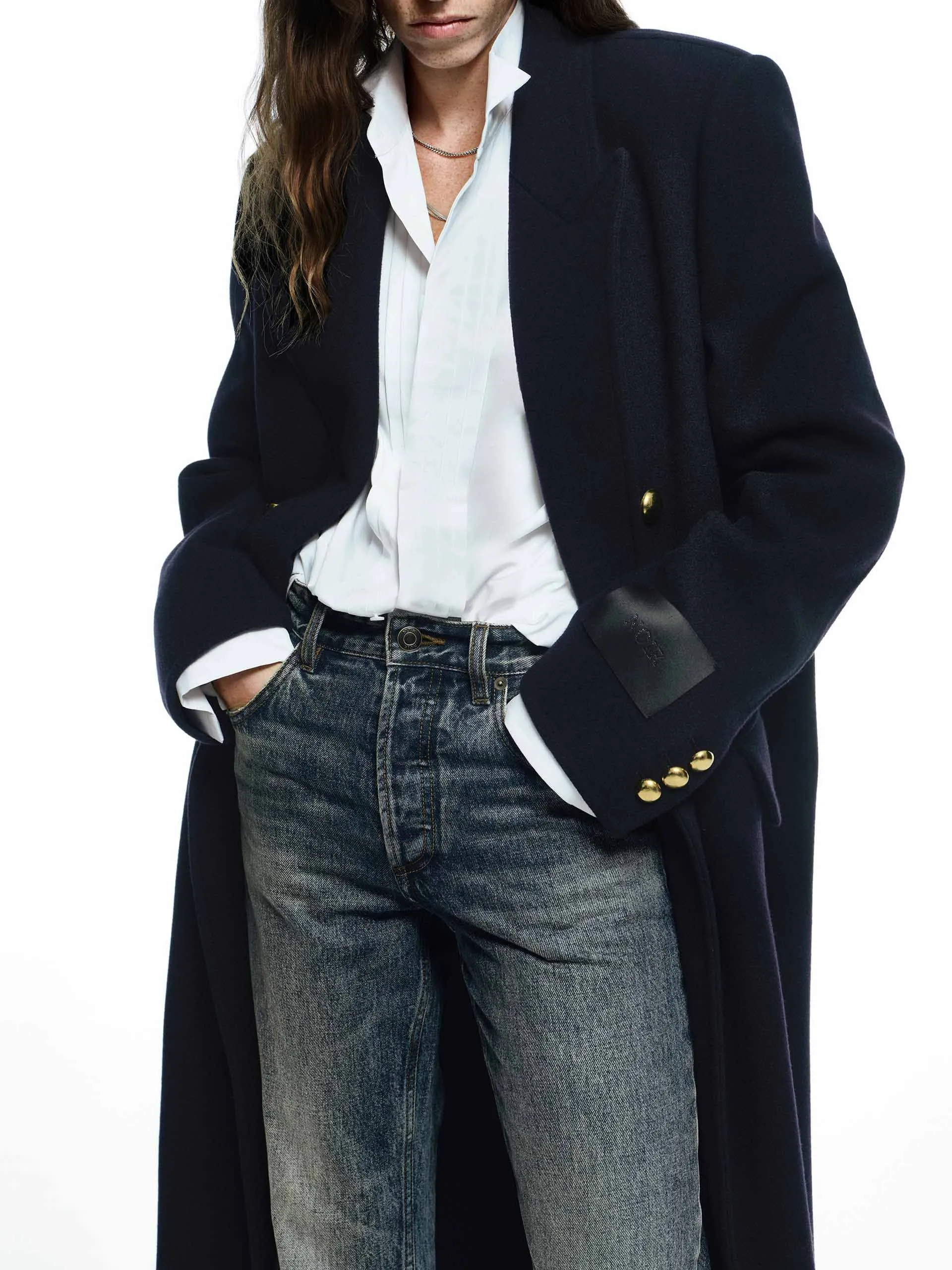 Wool Longline Overcoat