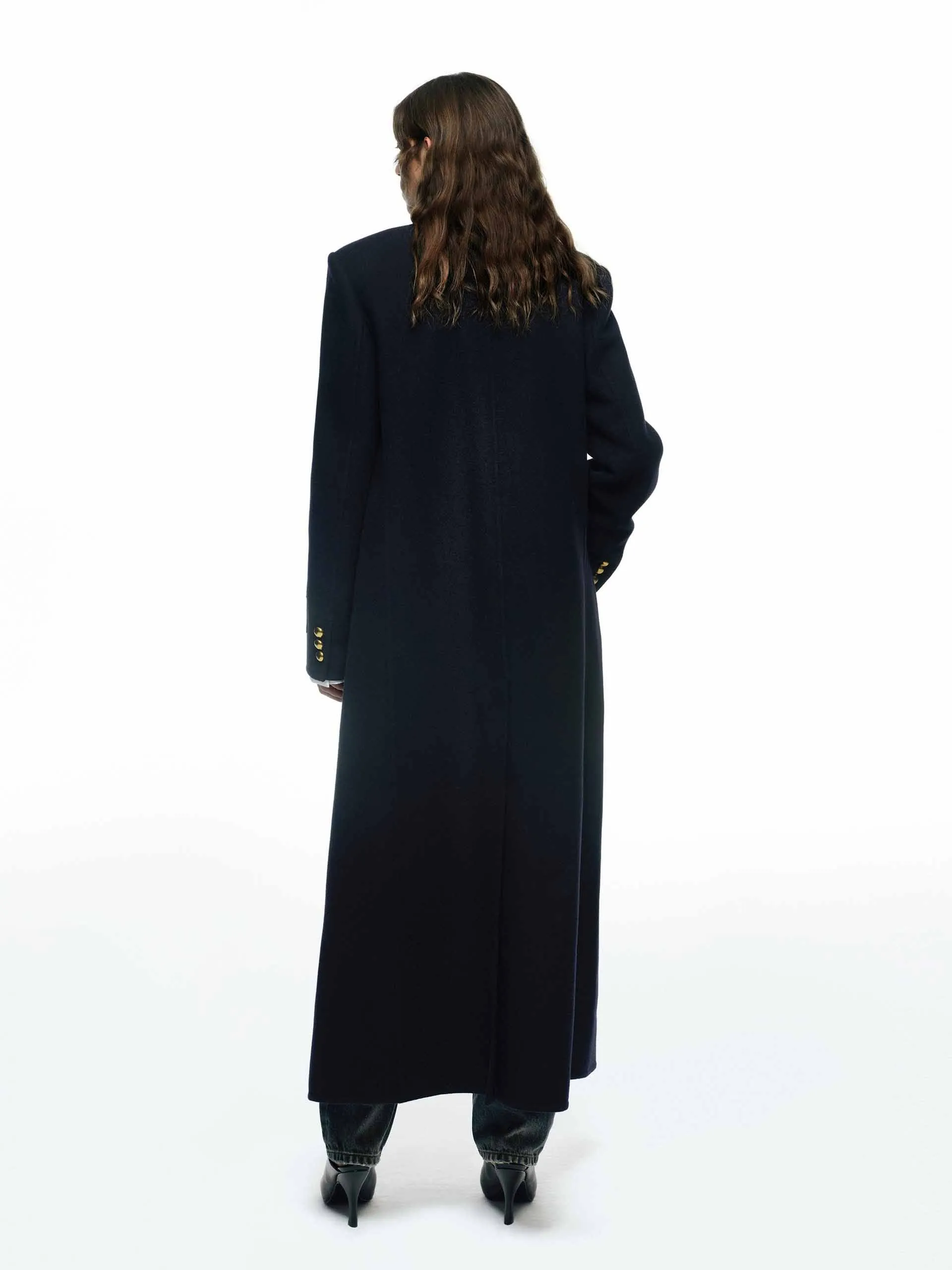 Wool Longline Overcoat
