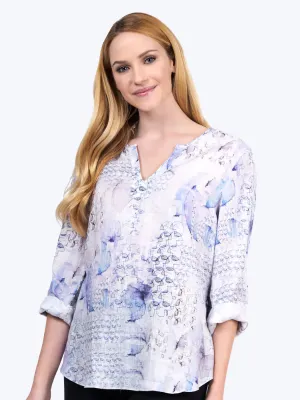 Xander Print- Linen Voile Avlyne Blouse