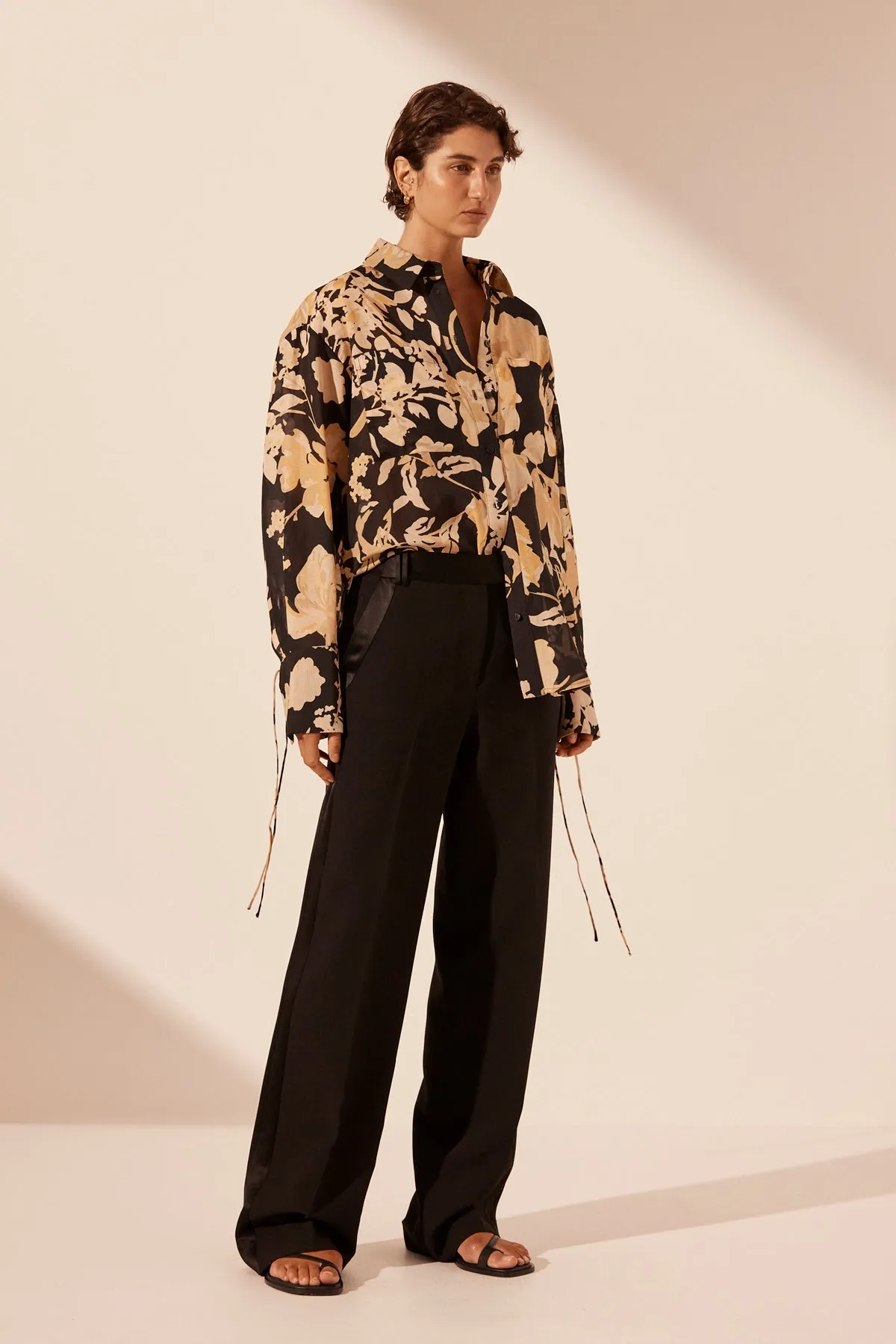 XENIA OVERSIZED PATCH POCKET SHIRT