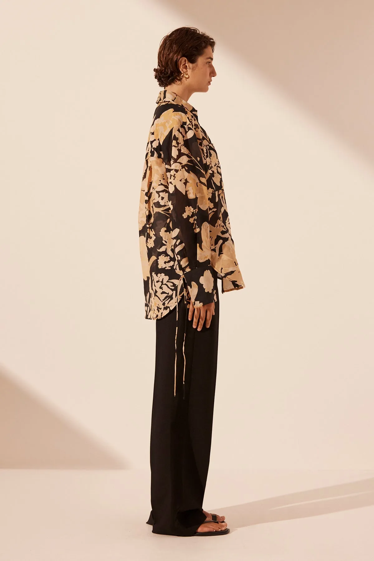 XENIA OVERSIZED PATCH POCKET SHIRT